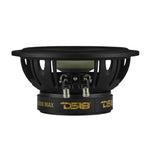 DXQ 6.5" 2-Way Component Speaker Set with Yellow Straw + Composite Foam Cone | 150W RMS 4-Ohm