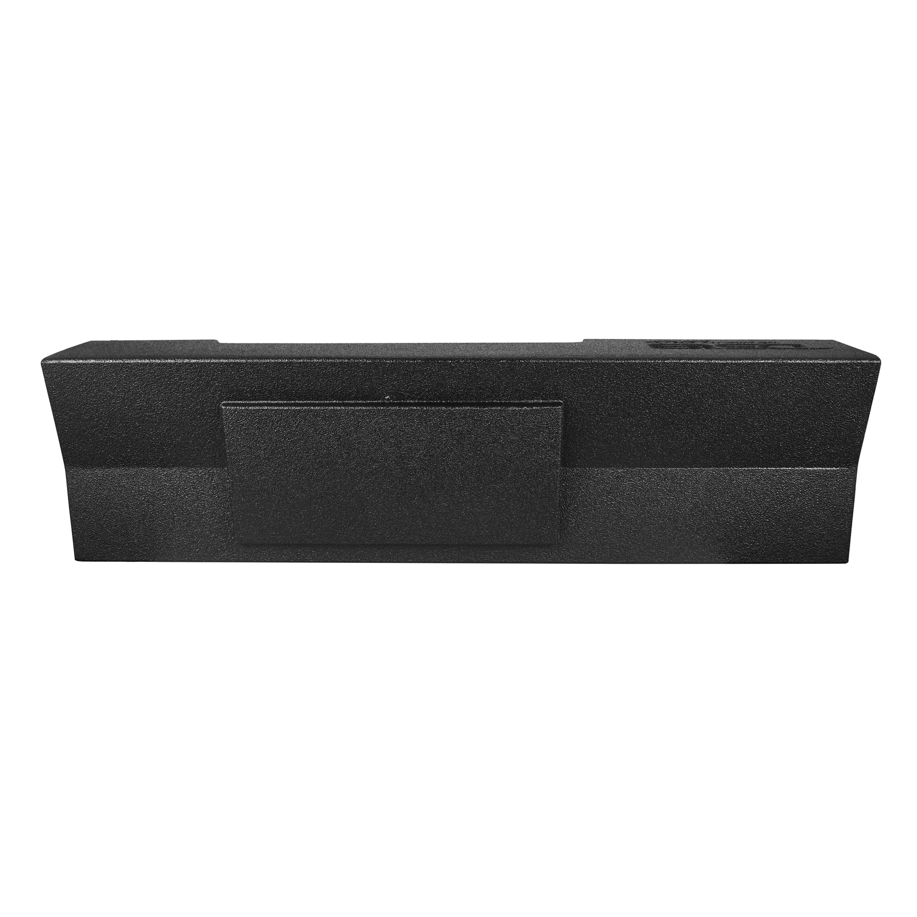 Subwoofer Enclosure for 2009-Up Ford F-150 and 2017-2026 Super Duty F-250/F-350 Crew Cabs, Dual 12" Under Rear Seat Down-Fire Ported Shallow Box