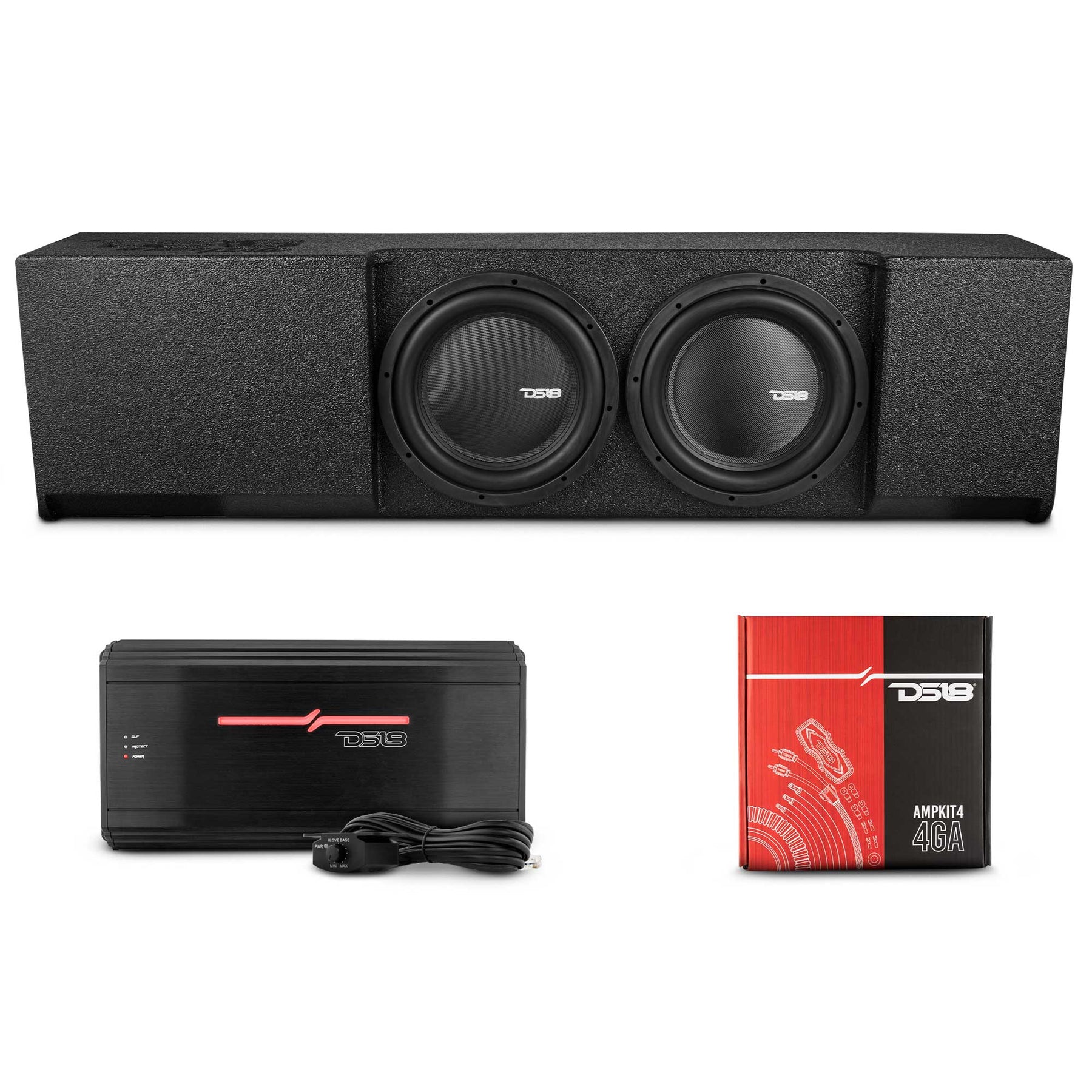 Loaded 2 x 12" Subwoofer Enclosure for 2009 - UP Ford F-150 Crew Cab 2