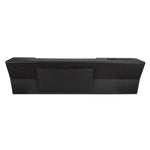Subwoofer Enclosure for 2009-Up Ford F-150 and 2017-2026 Super Duty F-250/F-350 Crew Cabs, Dual 10" Under Rear Seat Down-Fire Ported Shallow Box