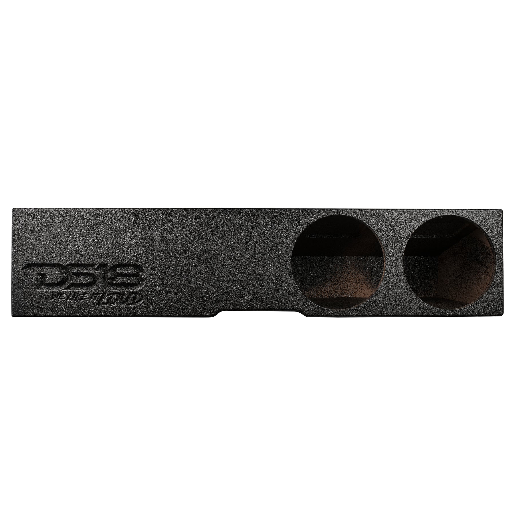 Subwoofer Enclosure for 2019-2024 Chevy Silverado and GMC Sierra 1500/2500/3500, Dual 10" Under Rear Seat Front-Fire Ported Box