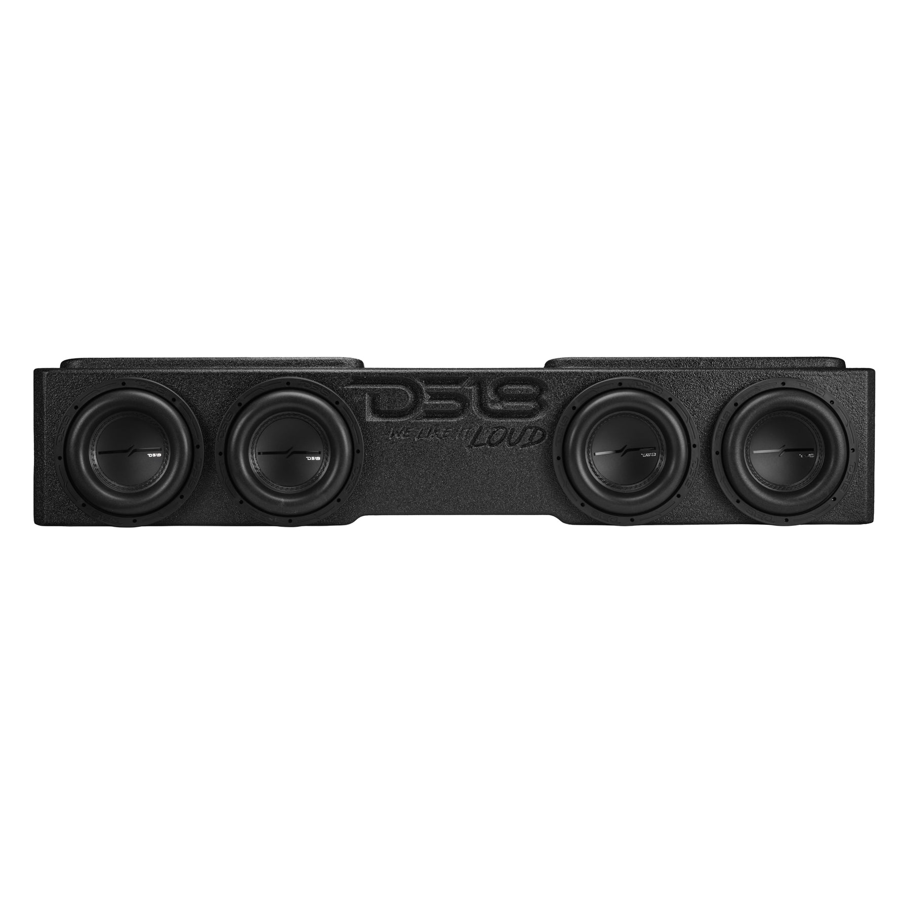Caja acústica con 4 subwoofers de 8" para Chevy/GMC Crew Cabs (2007-2024) y Ford F-150/Super Duty Crew Cabs (2009-2024)