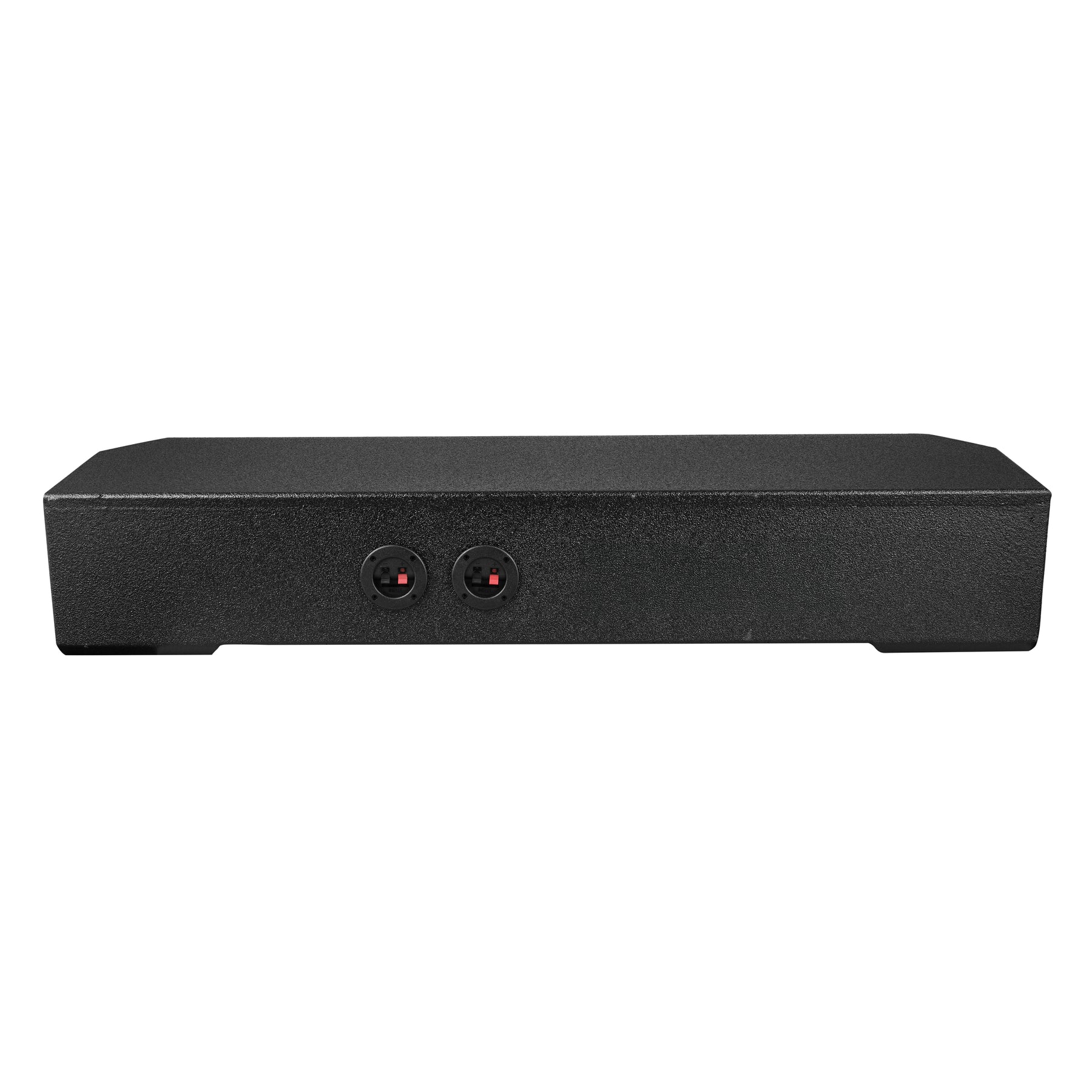 Universal Subwoofer Enclosure for Dual 8" Subwoofers, Under Rear Seat Front-Fire Ported Box