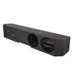 Universal Subwoofer Enclosure for Dual 8" Subwoofers, Under Rear Seat Front-Fire Ported Box