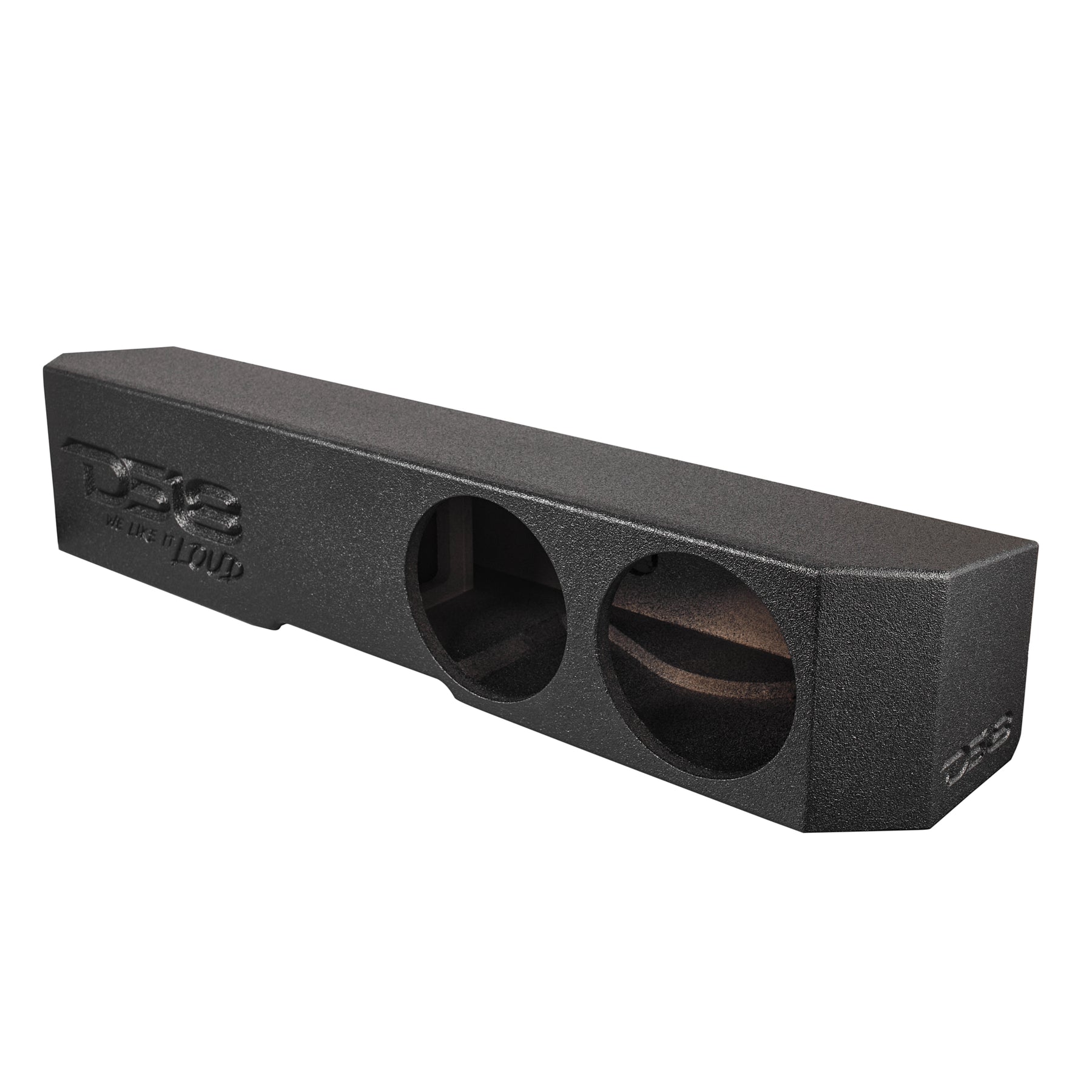 Universal Subwoofer Enclosure for Dual 8" Subwoofers, Under Rear Seat Front-Fire Ported Box