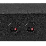 Universal Subwoofer Enclosure for four 8" Subwoofers, Under Rear Seat Front-Fire Ported Box