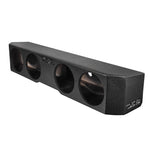 Universal Subwoofer Enclosure for four 8" Subwoofers, Under Rear Seat Front-Fire Ported Box