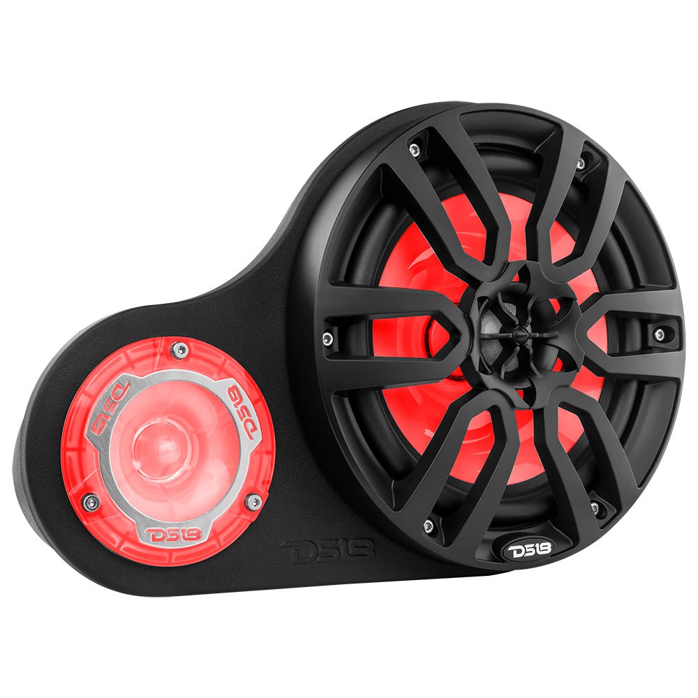 DS18 EN2T Universal Dual 1" Tweeter Enclosure – High Density ABS, Element Ready, Pair