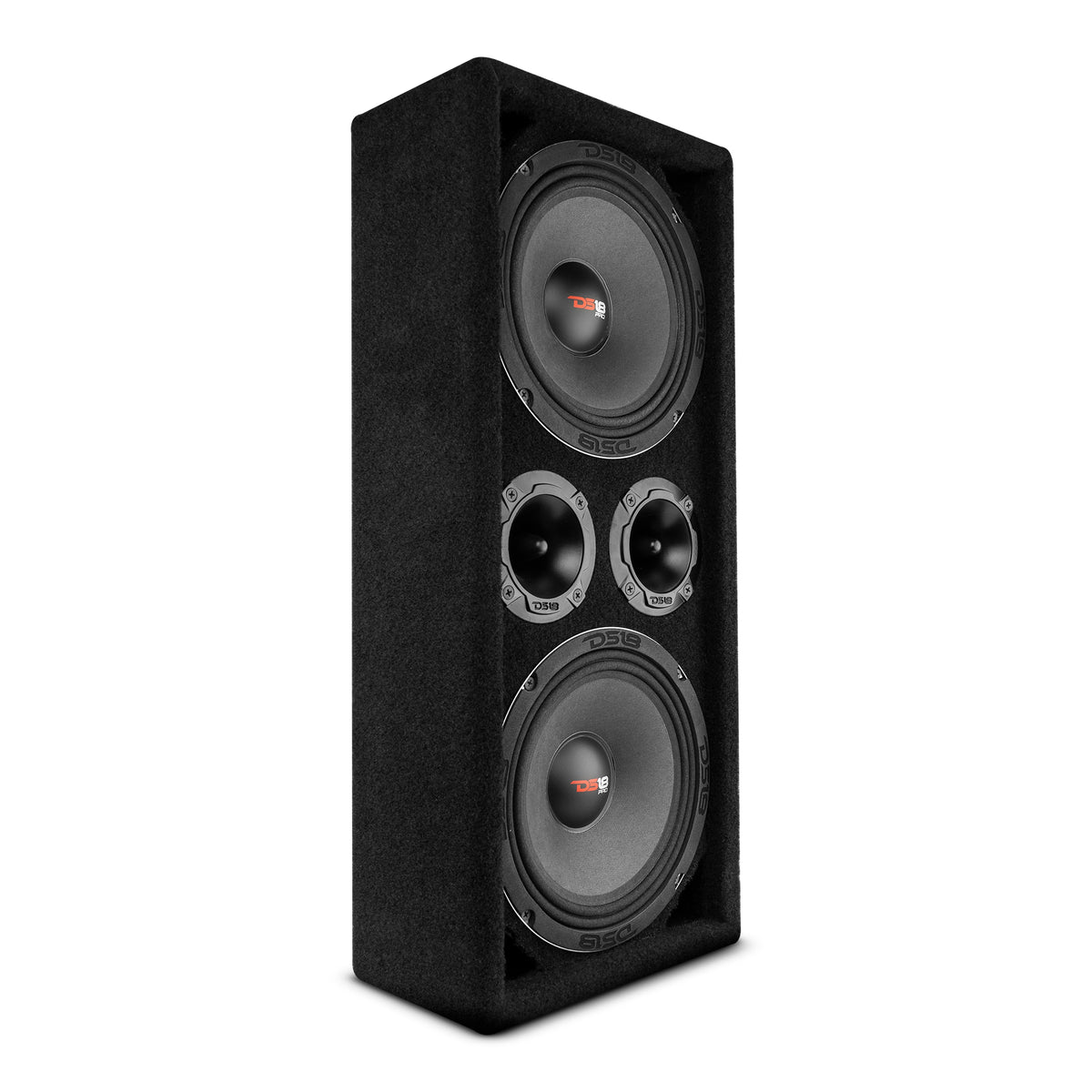 Dual 8" Loaded Ported Voceteo Box ( 2 x PRO-X8M and 2 x PRO-TWX2)