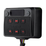 Marine And Powersports Waterproof Receiver Enclosure with Bluetooth, AUX Input, USB Player and Controls