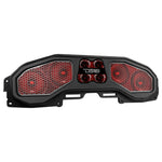 Jeep JL, JT Overhead Sound Bar Package With Vinyl Finish and Dream LED Lights 4 x 8" and 4 Tweeters (MADE IN USA)