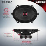 EXL 5x7" 2-Way Coaxial Speaker | 120W RMS 3-Ohm