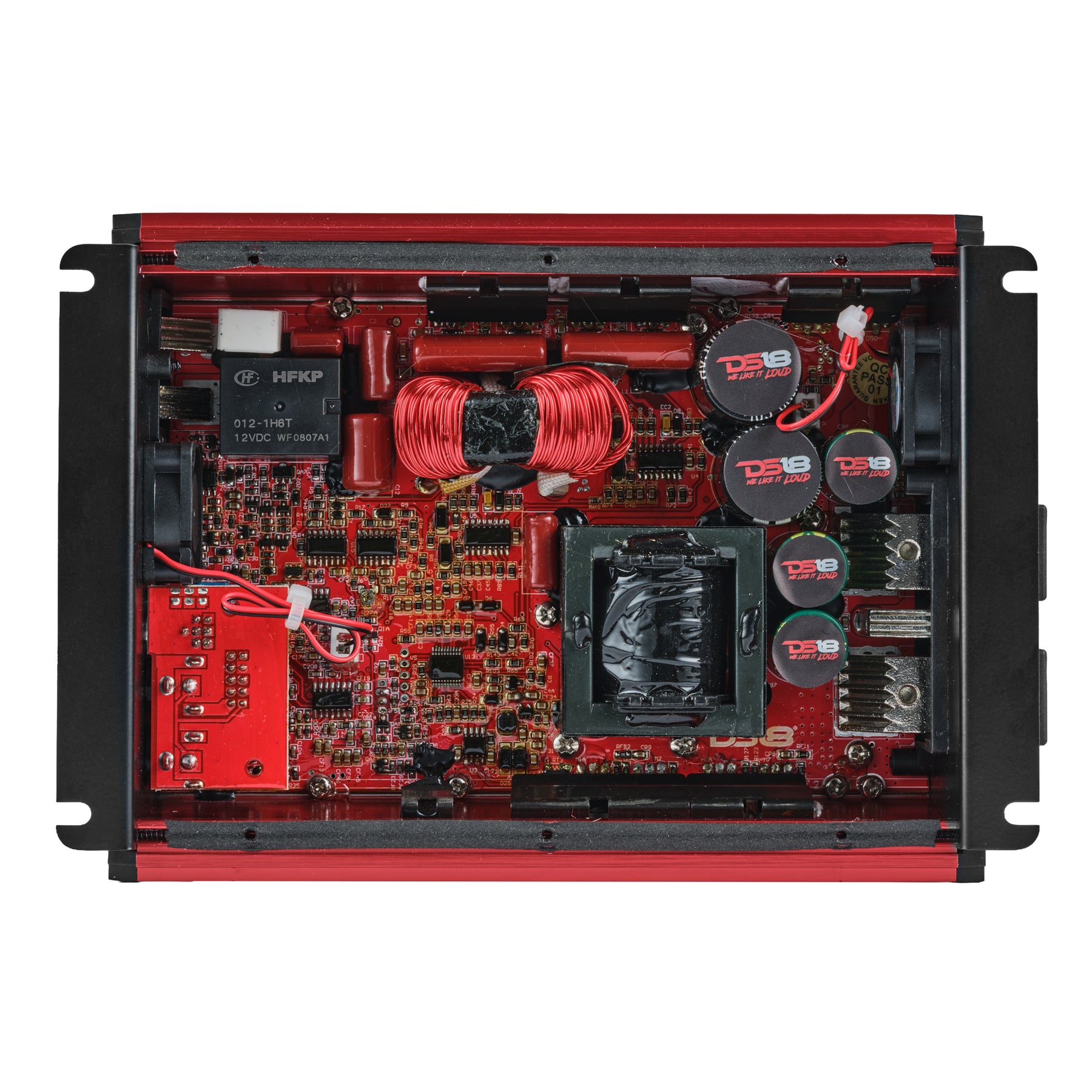 FRP Compact Full-Range Class D 1-Channel Amplifier 1,500 Watts Rms @ 1-Ohm