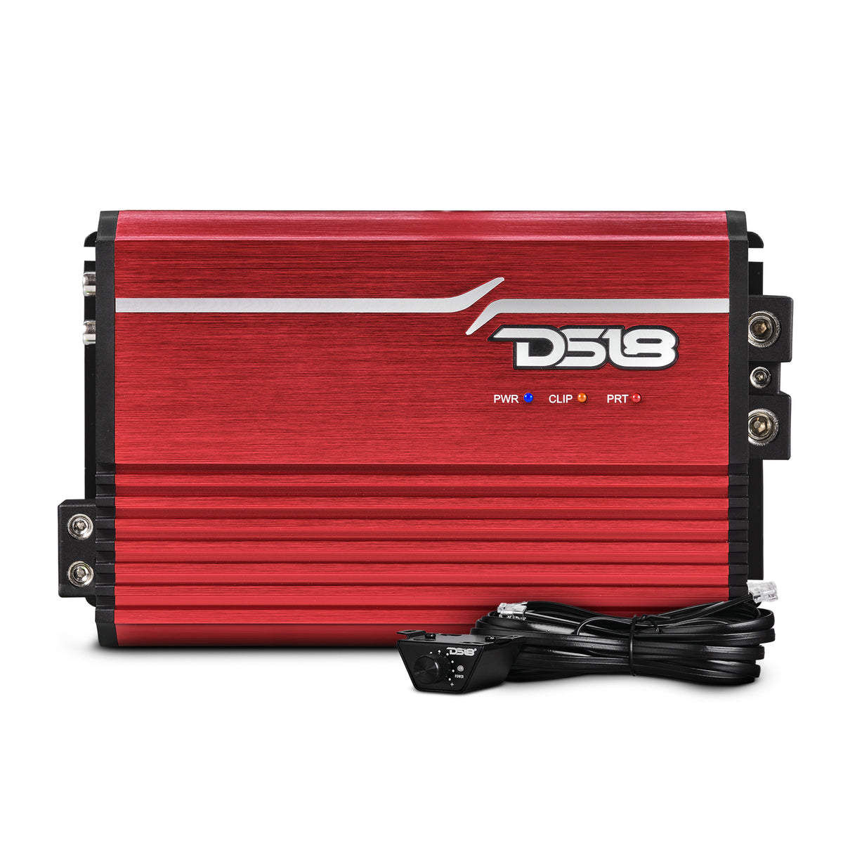 FRP Compact Full-Range Class D 1-Channel Amplifier 2,500 Watts Rms @ 1-ohm Red