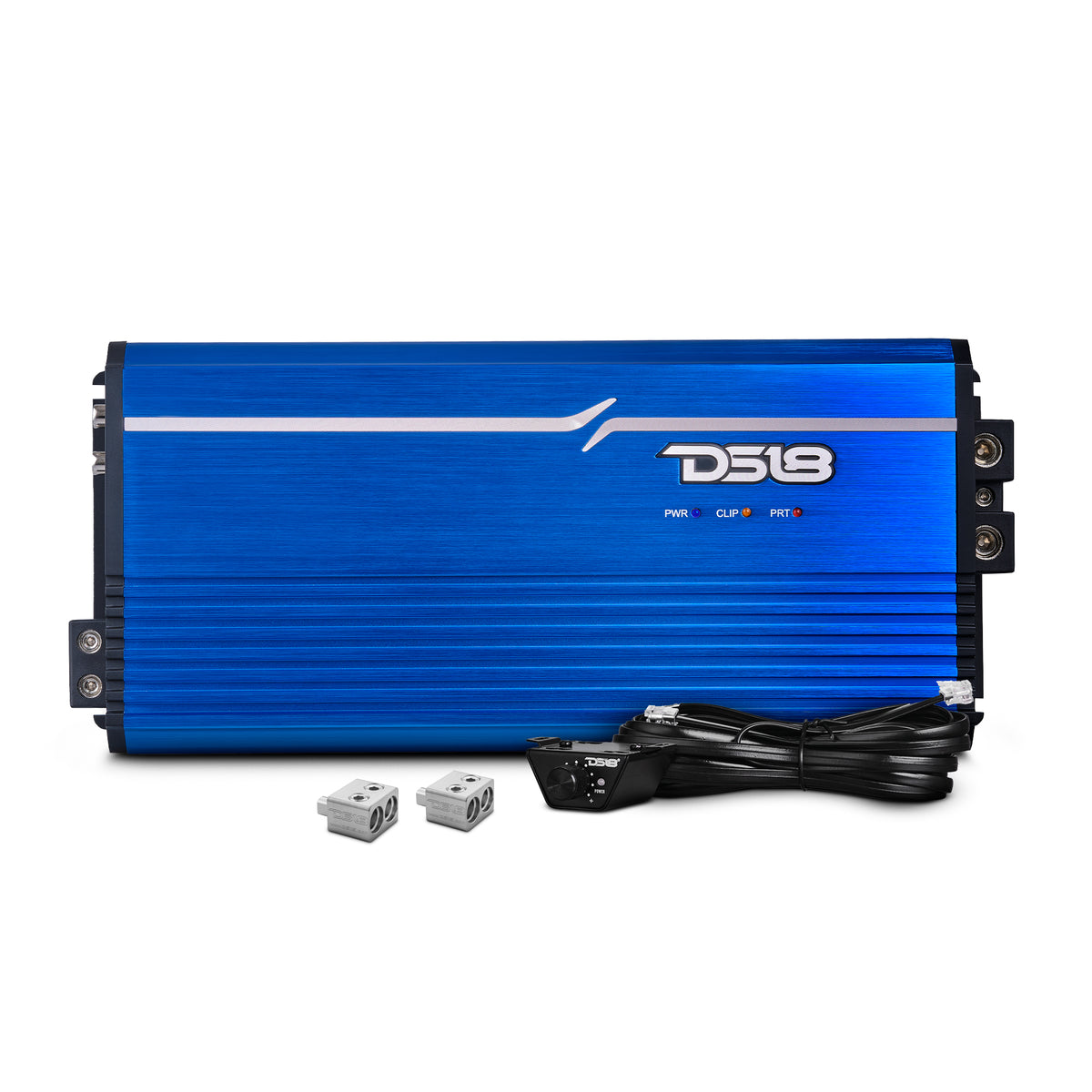 FRP Compact Full-Range Class D 1-Channel Amplifier 5,000 Watts Rms @ 1-Ohm Blue