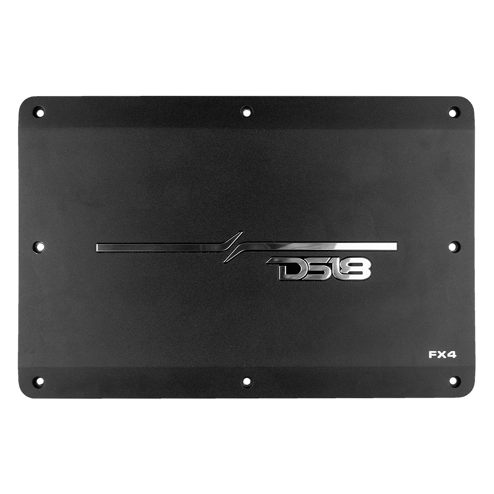 Flush Mount / Surface Mount 4 Channel Class D Amplifier With Acrylic Cover for Custom Installation 4 X 180 Watts RMS @ 4 Ohm