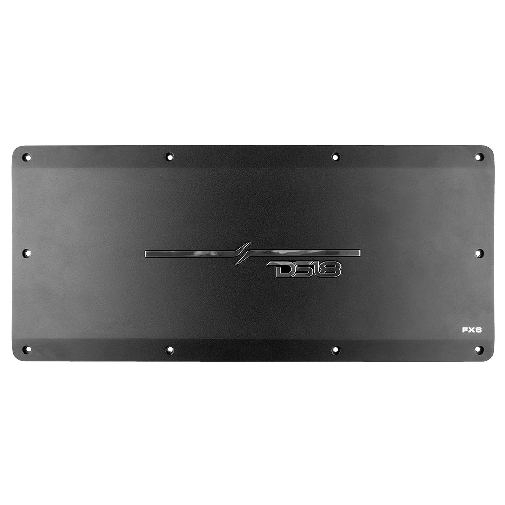 Flush Mount / Surface Mount 6 Channel Class D Amplifier With Acrylic Cover for Custom Installation 6 X 180 Watts RMS @ 4 Ohm