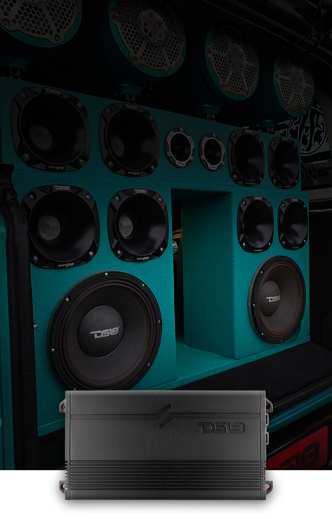 GEN-X Class D 1-Channel Amplifier | 600W RMS @ 1-Ohm