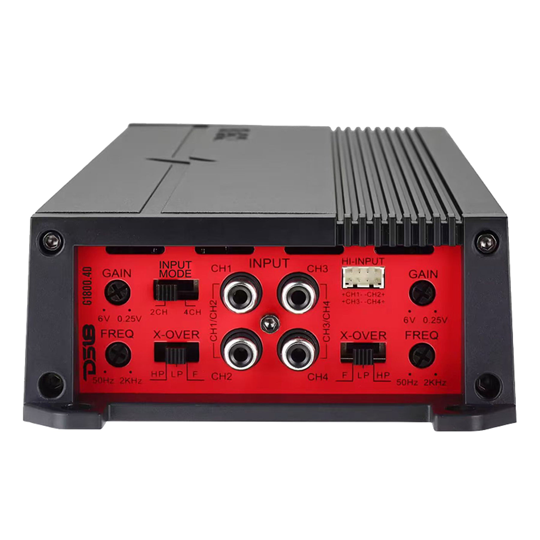 Amplificador GEN-X de rango completo, clase D, 4 canales | 4 x 150 W RMS a 4 ohmios