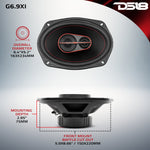 GEN-X 6x9" 3-Way Coaxial Speakers 60 Watts Rms 4-Ohm