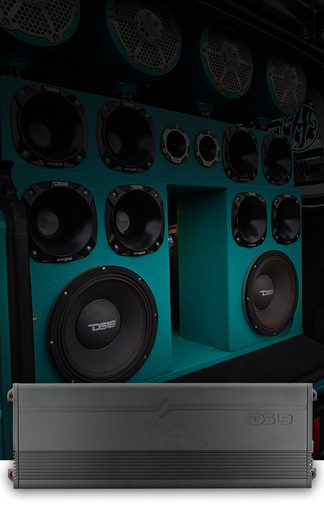 GEN-X Full-Range Class D 4-Channel Amplifier | 4 x 700W RMS @ 4-Ohm