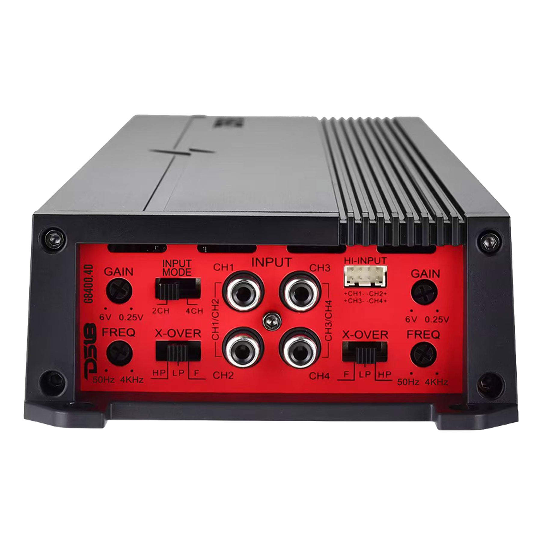 Amplificador GEN-X de rango completo, clase D, 4 canales | 4 x 700 W RMS a 4 ohmios 