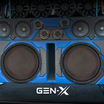 GEN-X 10" Subwoofer with Carbon Fiber Dust Cap | 600W RMS Dual 4-Ohm Voice Coils