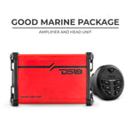 Good Marine Audio Package - Head Unit & 4 Channel Amplifier