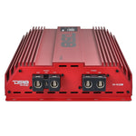 HOOLIGAN KO 1-Channel Amplifier with Voltmeter 5000 Watts Rms @ 1-Ohm Made In Korea Red