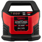 15 AMP Automatic Smart Lithium and AGM Battery Charger, Maintainer and Jump Starter