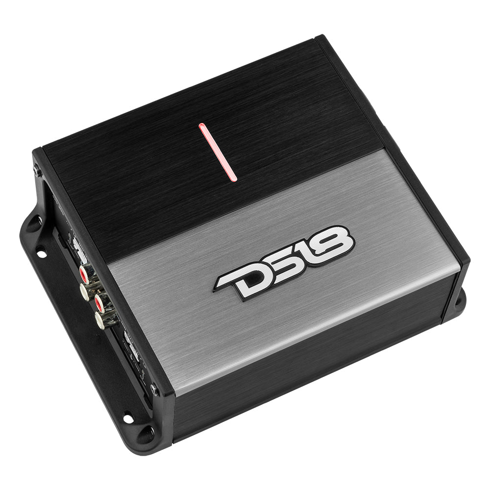 Compact Amplifier DS18 Compact Full-Range Class D 4-Channel Car Audio Amplifier