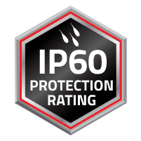 IP60 PROTECTION RATING