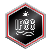 IP66 WATERPROOF RATING