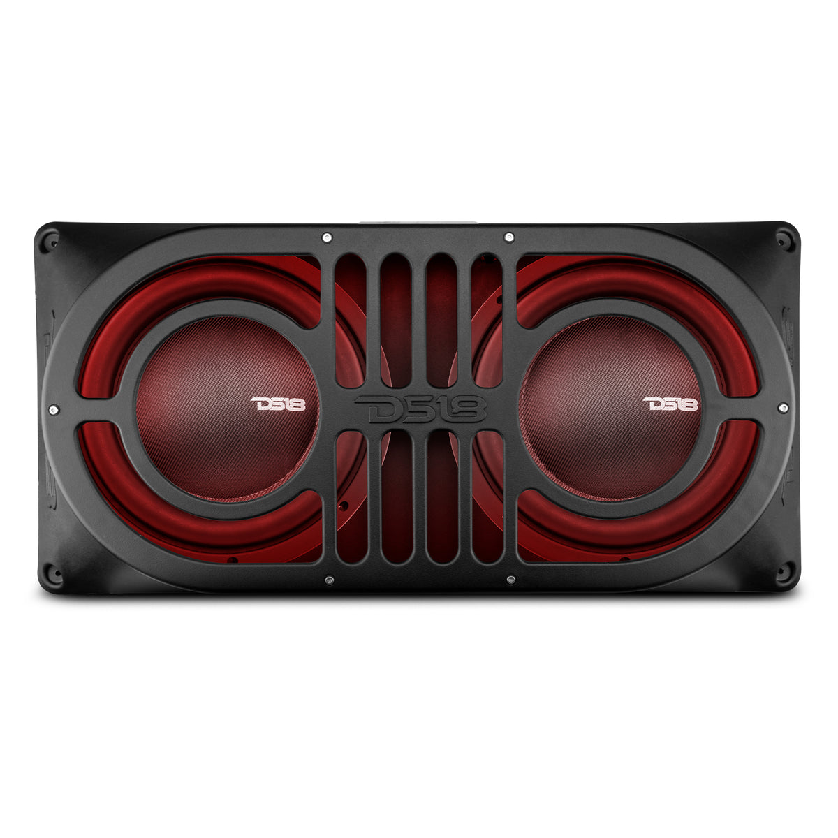 Jeep TJ, JK/JKU & JL/JLU Tailgate Subwoofer Enclosure with Two 10” Shallow-Mount Subwoofers