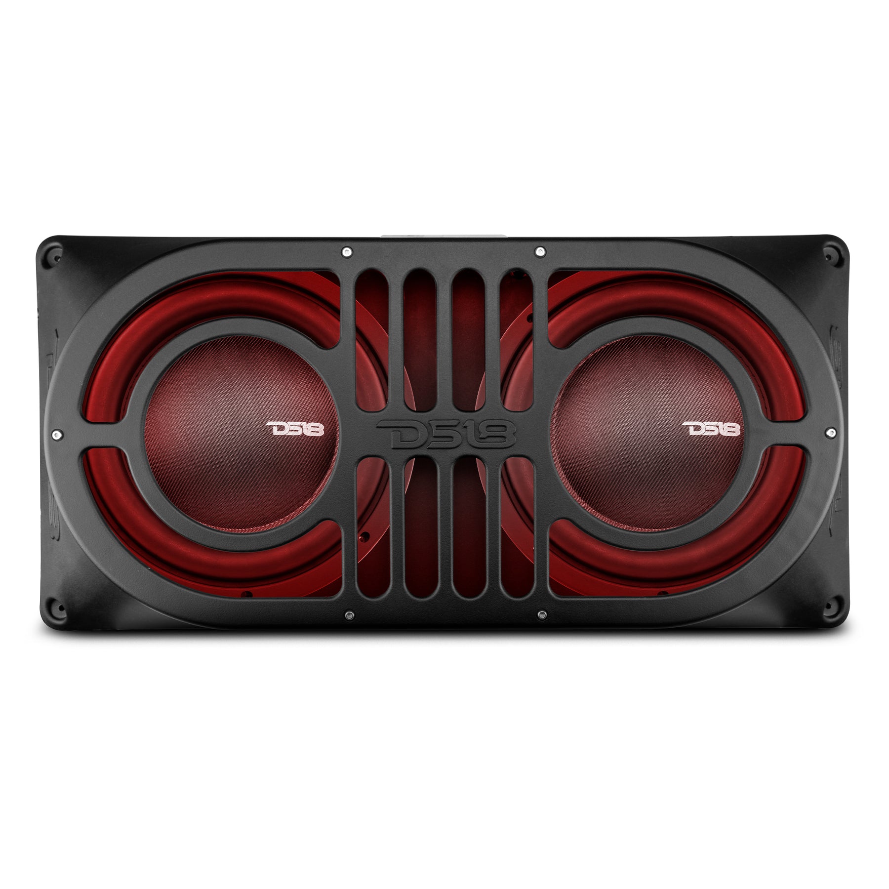 Jeep TJ, JK/JKU & JL/JLU Tailgate Subwoofer Enclosure with Two 10” Shallow-Mount Subwoofers
