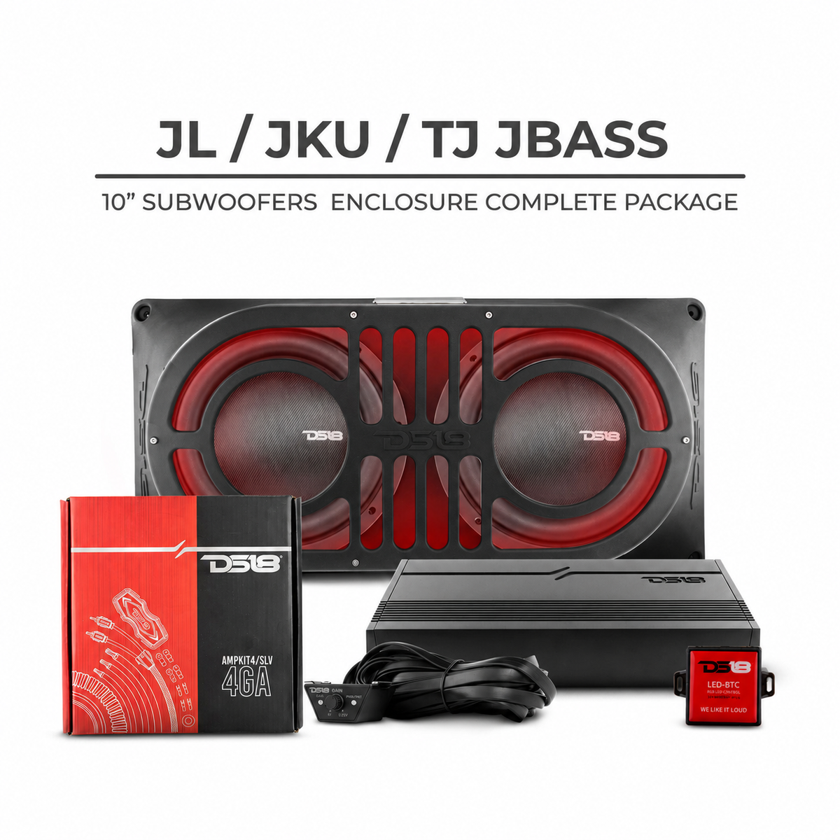 Paquete de puerta trasera DS18 Jeep JBASS Platinum
