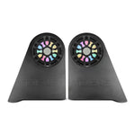 Jeep JKU Left & Right Wheel Well Sealed Enclosures with Two 12” Subwoofers and Digital LED Lights