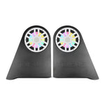Jeep JKU Left & Right Wheel Well Sealed Enclosures with Two 12” Subwoofers and Digital LED Lights