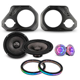 Jeep JL/JLU/JT Front Door Speaker Panels Package - Short Armrest