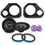 Jeep JL/JLU/JT Front Door Speaker Panels Package - Long Armrest