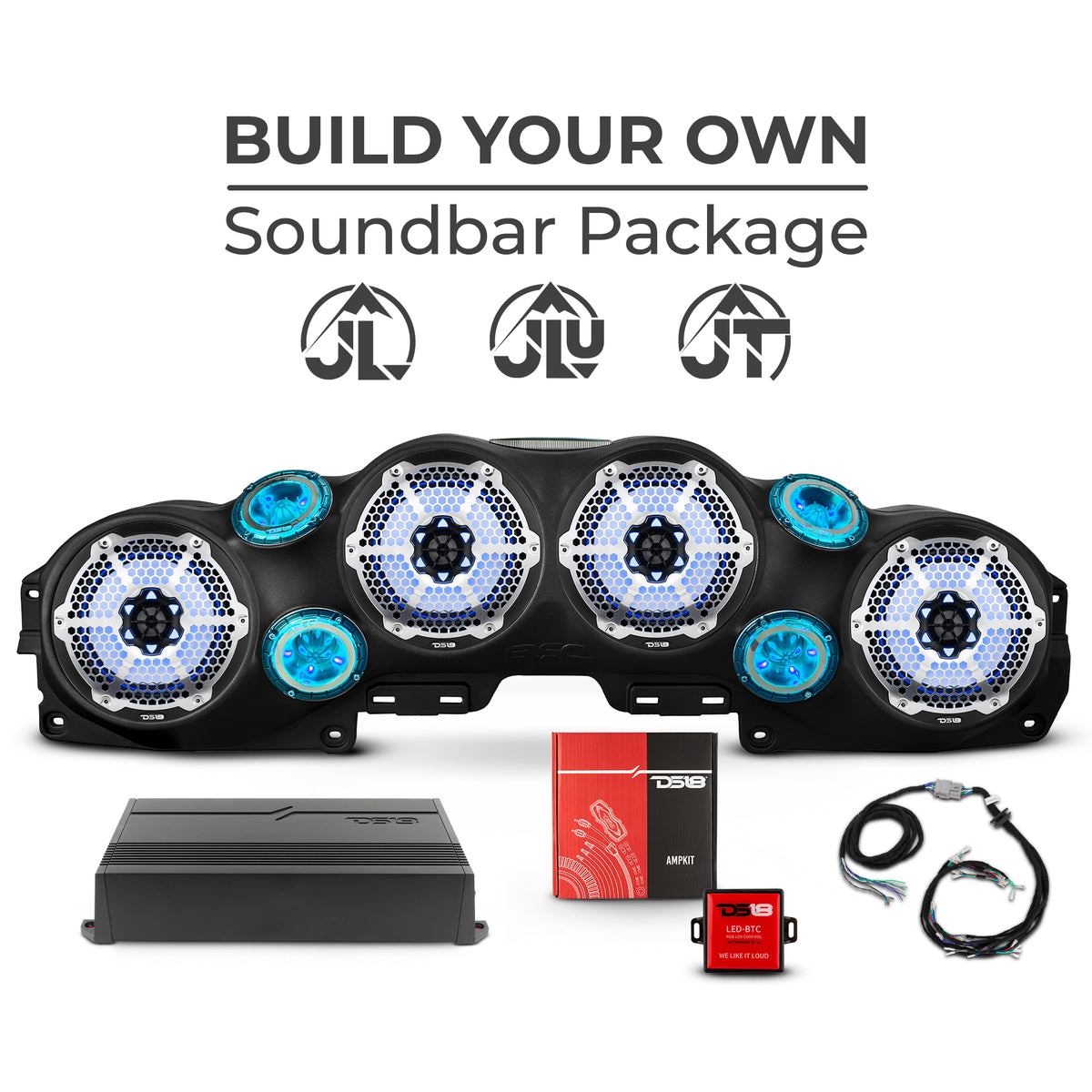 Jeep JL/JT 2018–2023 Overhead Sound Bar – Build Your Own