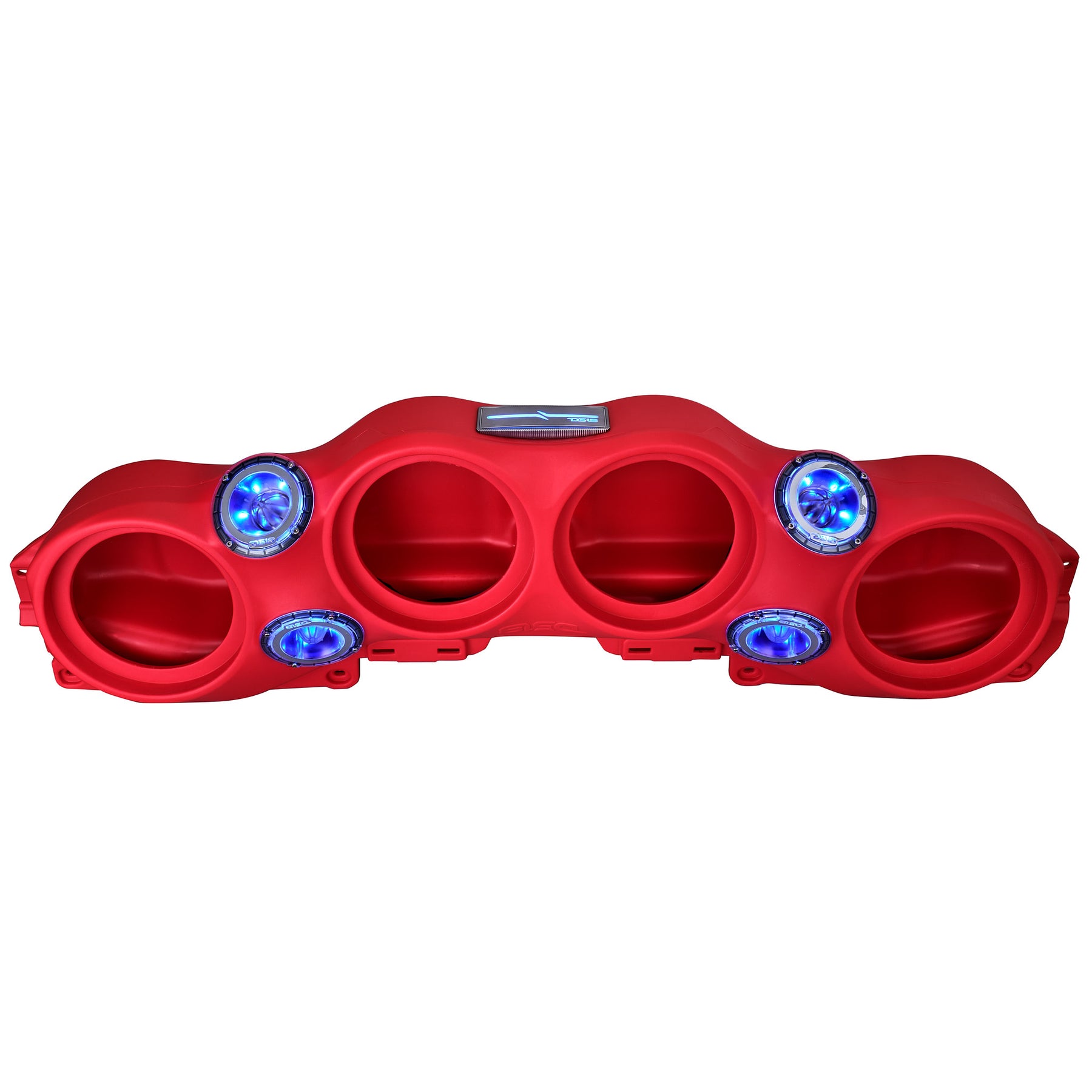 Jeep JL/JLU,JT Overhead Bar System Fits 4 X 8" Speakers (Not Included) and 4 X Tweeters PRO-TW4L and Harness Included - RED