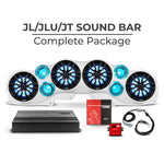 DS18 Jeep JL / JT (Gladiator) Complete Sound Bar Package with Marine Speakers