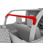 Tubo de montaje para altavoces traseros de la capota blanda del Jeep JLU - Negro