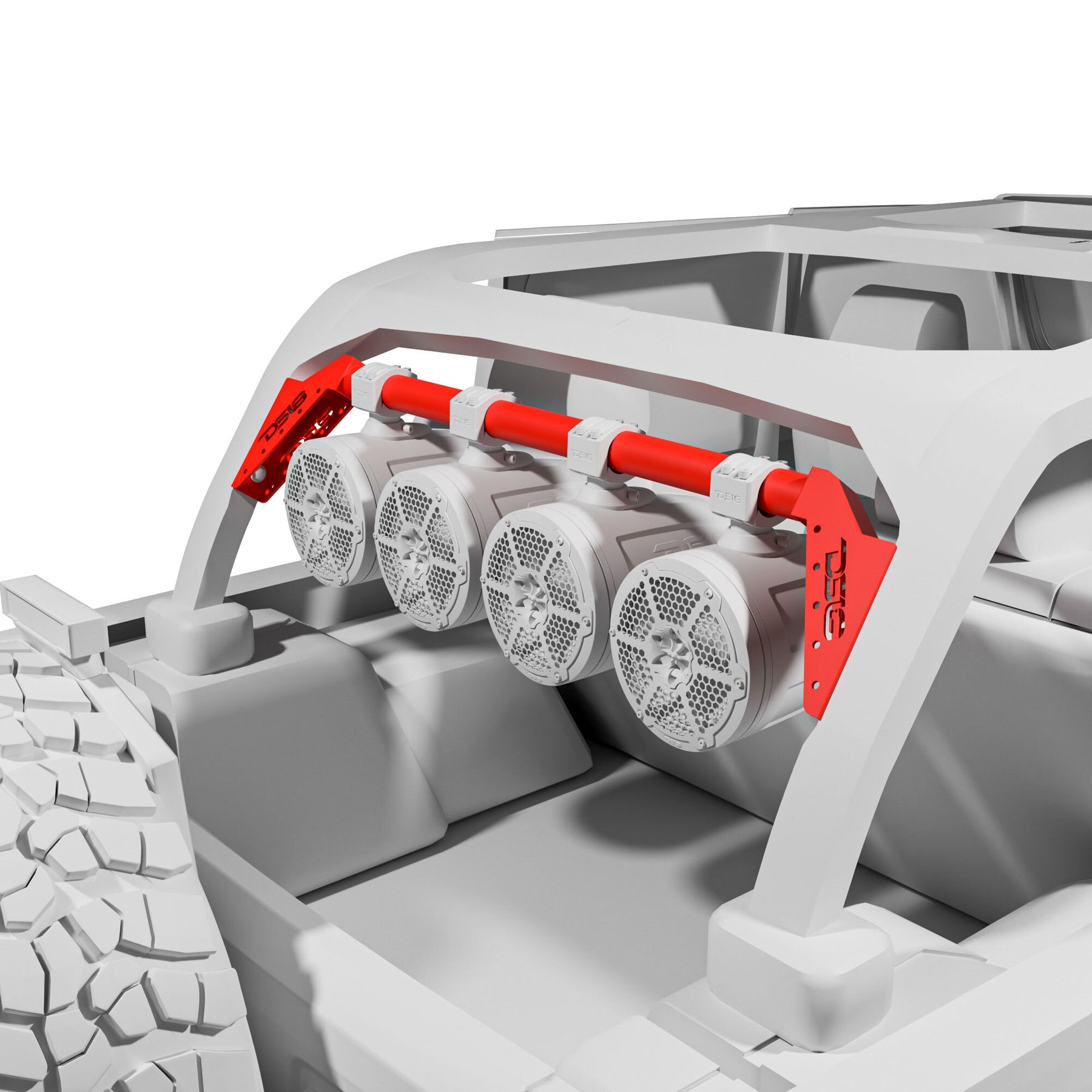 Jeep JLU Mounting Tube For Towers and Pods