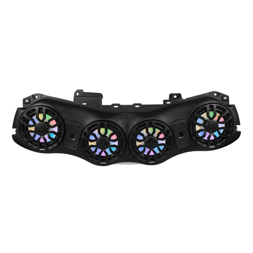 Barra de sonido superior para Jeep JL/JLU/JT 2024–2025 – Equipada con 4 altavoces marinos NXL-IQ8 de 8”
