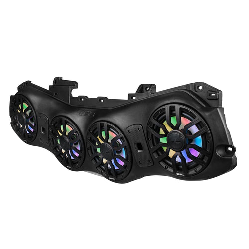 Barra de sonido superior para Jeep JL/JLU/JT 2024–2025 – Equipada con 4 altavoces marinos NXL-IQ8 de 8”