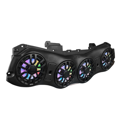 Barra de sonido superior para Jeep JL/JLU/JT 2024–2025 – Equipada con 4 altavoces marinos NXL-IQ8 de 8”