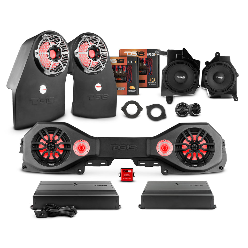 Jeep JL/JLU 2018–2023 Good Package – Loaded Sound Bar, Dash Enclosures