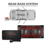 Paquete Ultimate para Jeep JLU 2018–2023: incluye barra de sonido, paneles de puertas, subwoofers y amplificadores. 